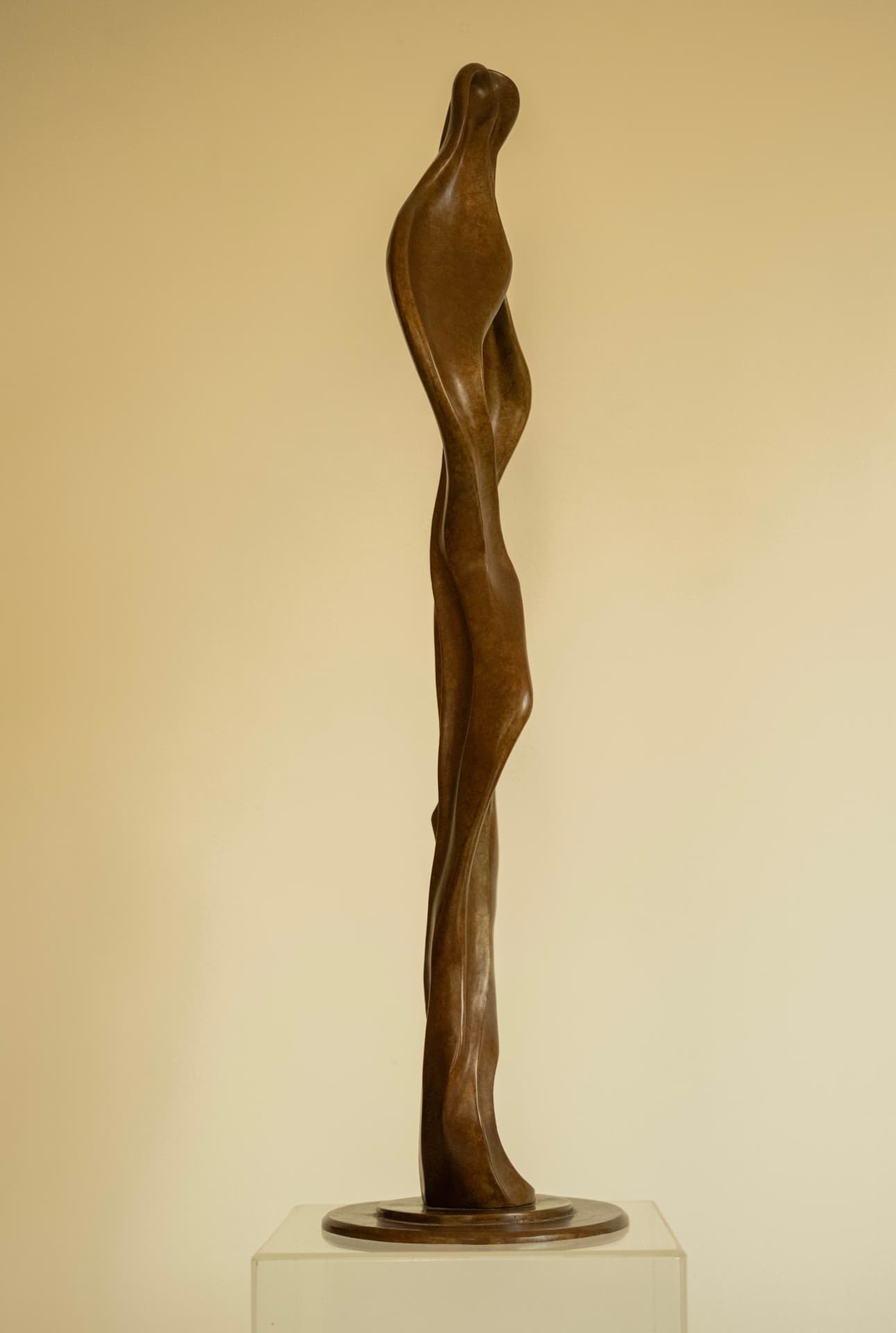 Two as One, bronze sculpture