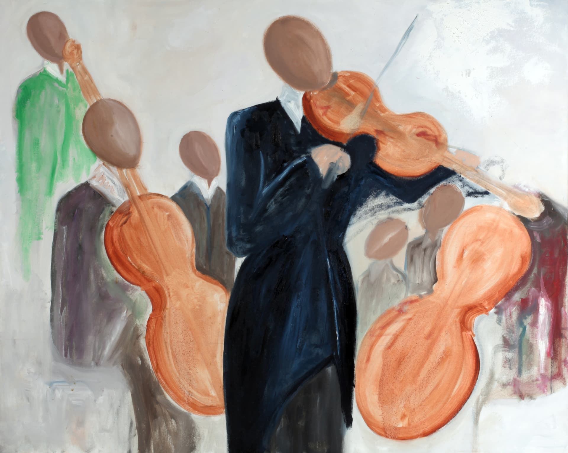 Untitled XIII, oil painting by Hasida Steinbock