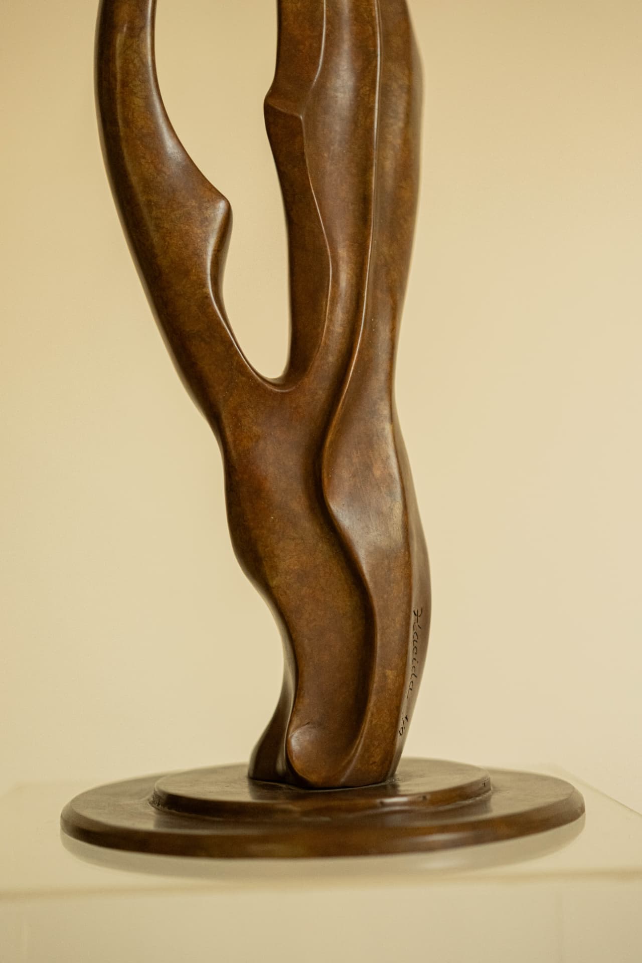 Two as One, bronze sculpture