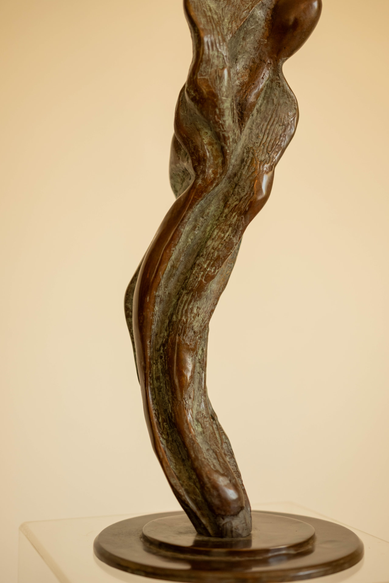 Rejoice, bronze sculpture