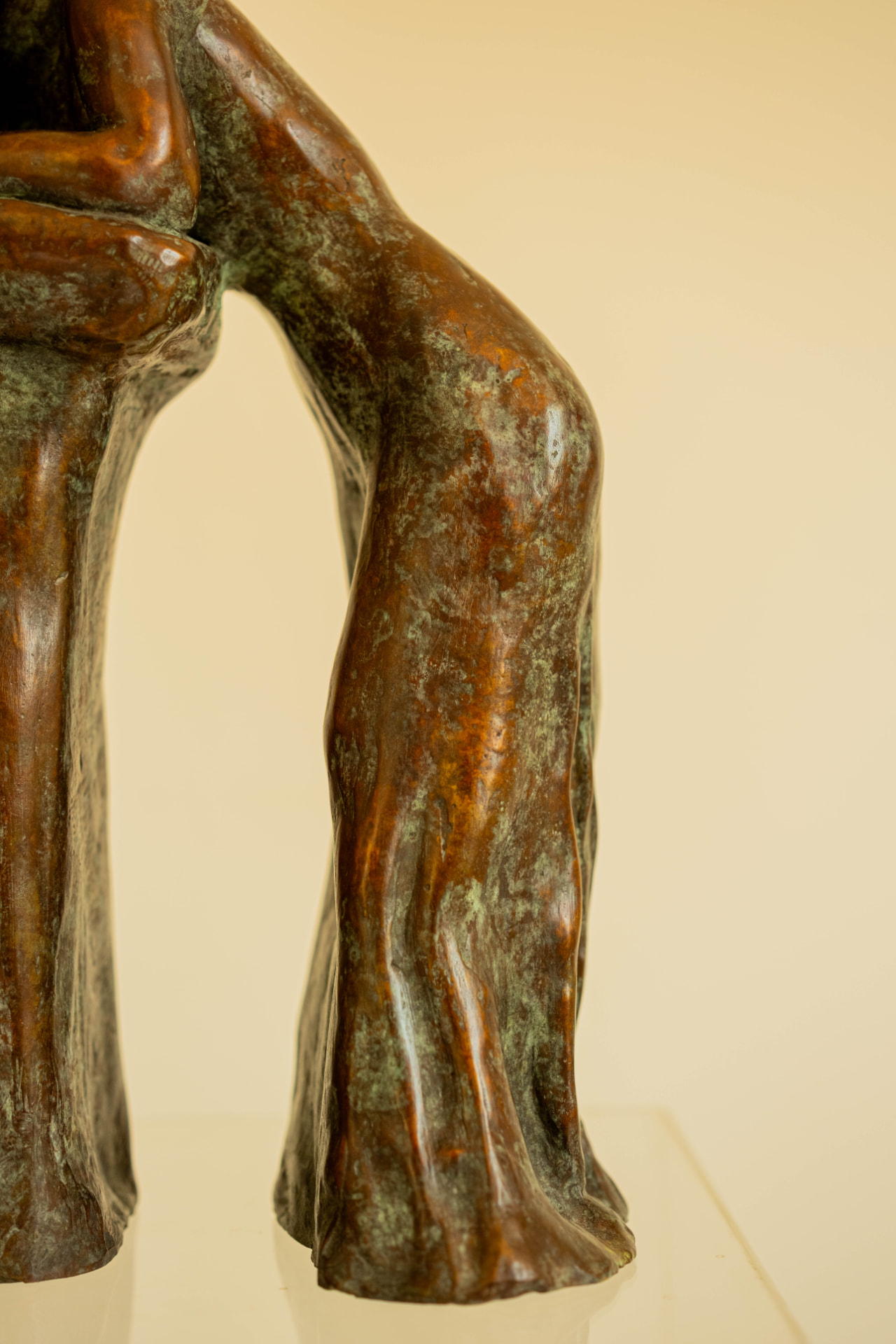 Resting Together, bronze sculpture