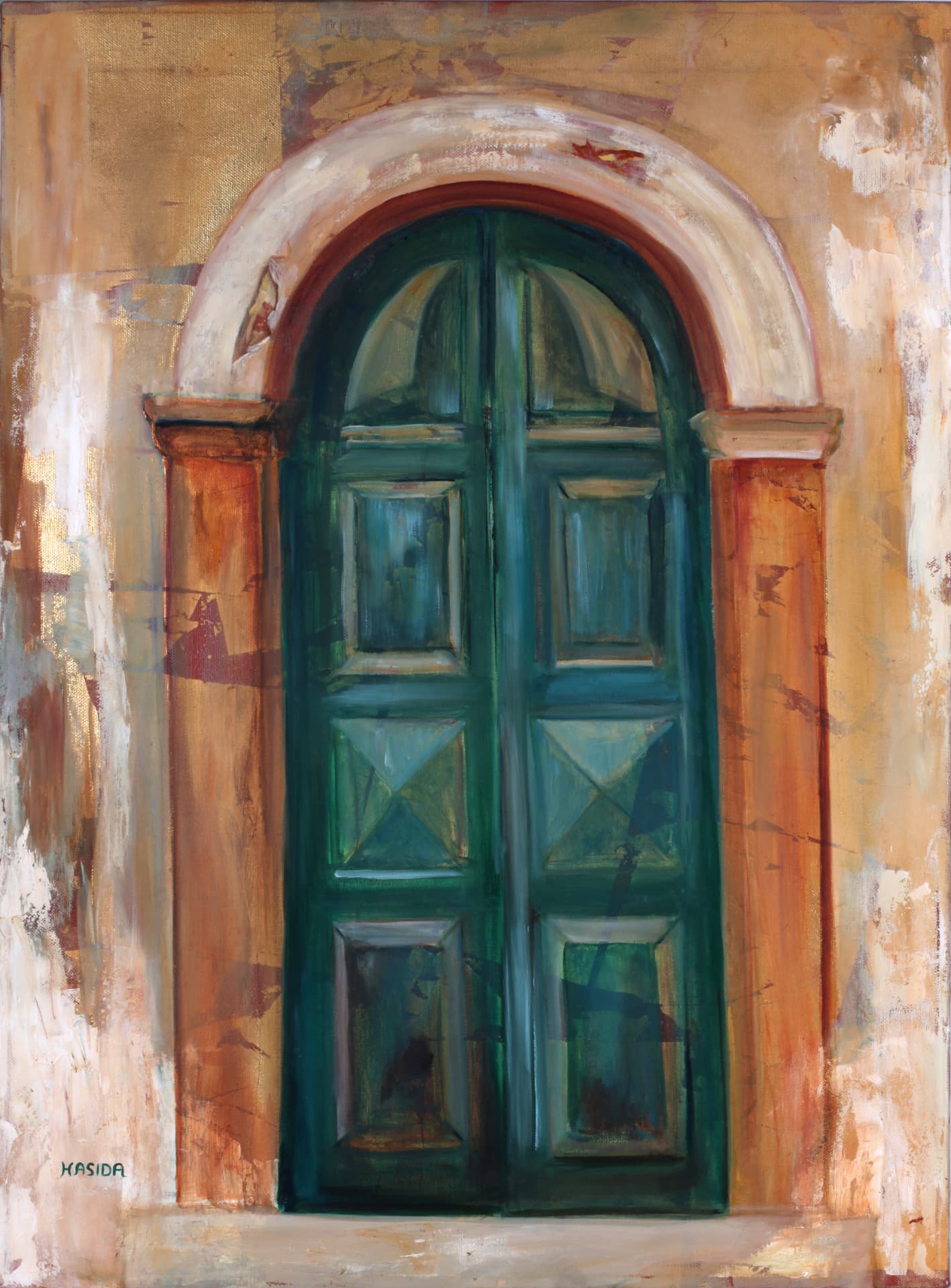 Untitled I, oil painting by Hasida Steinbock
