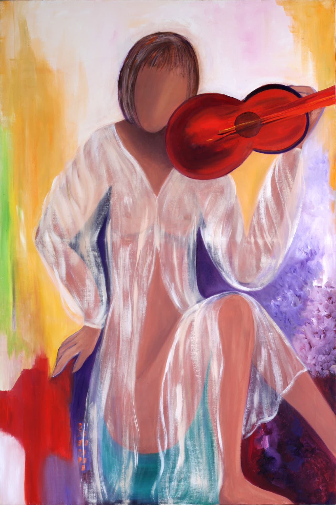 Untitled VI, oil painting by Hasida Steinbock