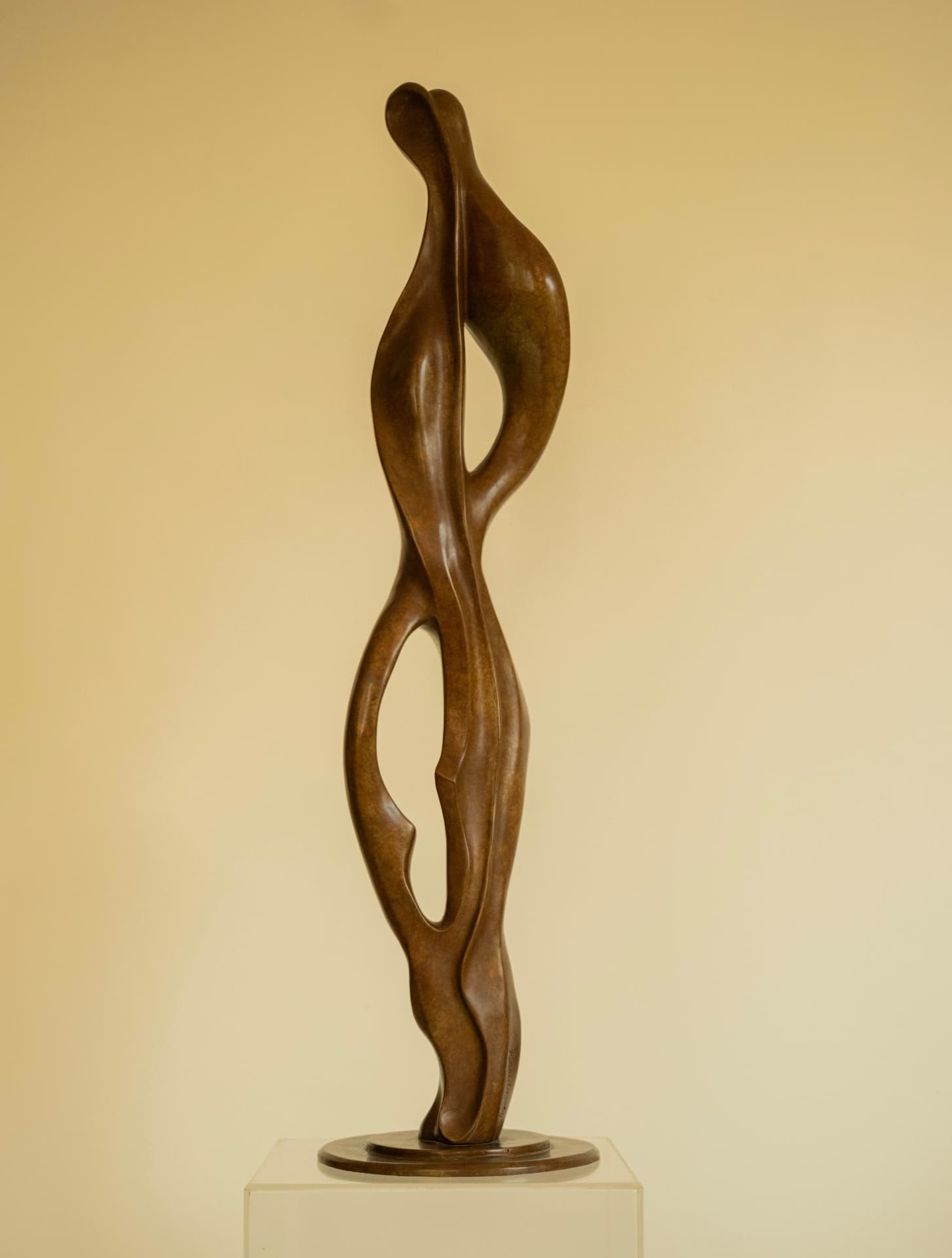 Two as One, bronze sculpture