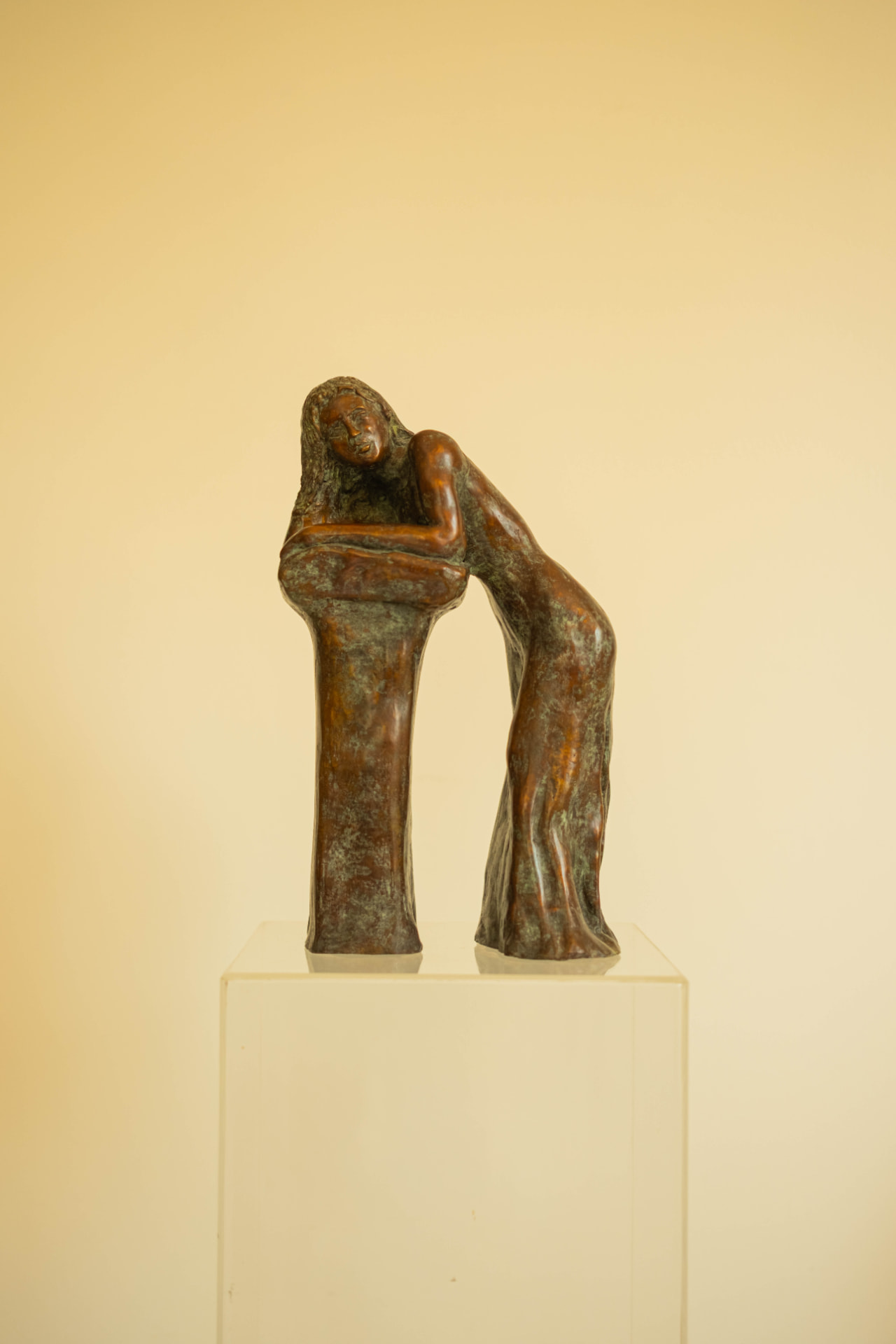 Resting Together, bronze sculpture