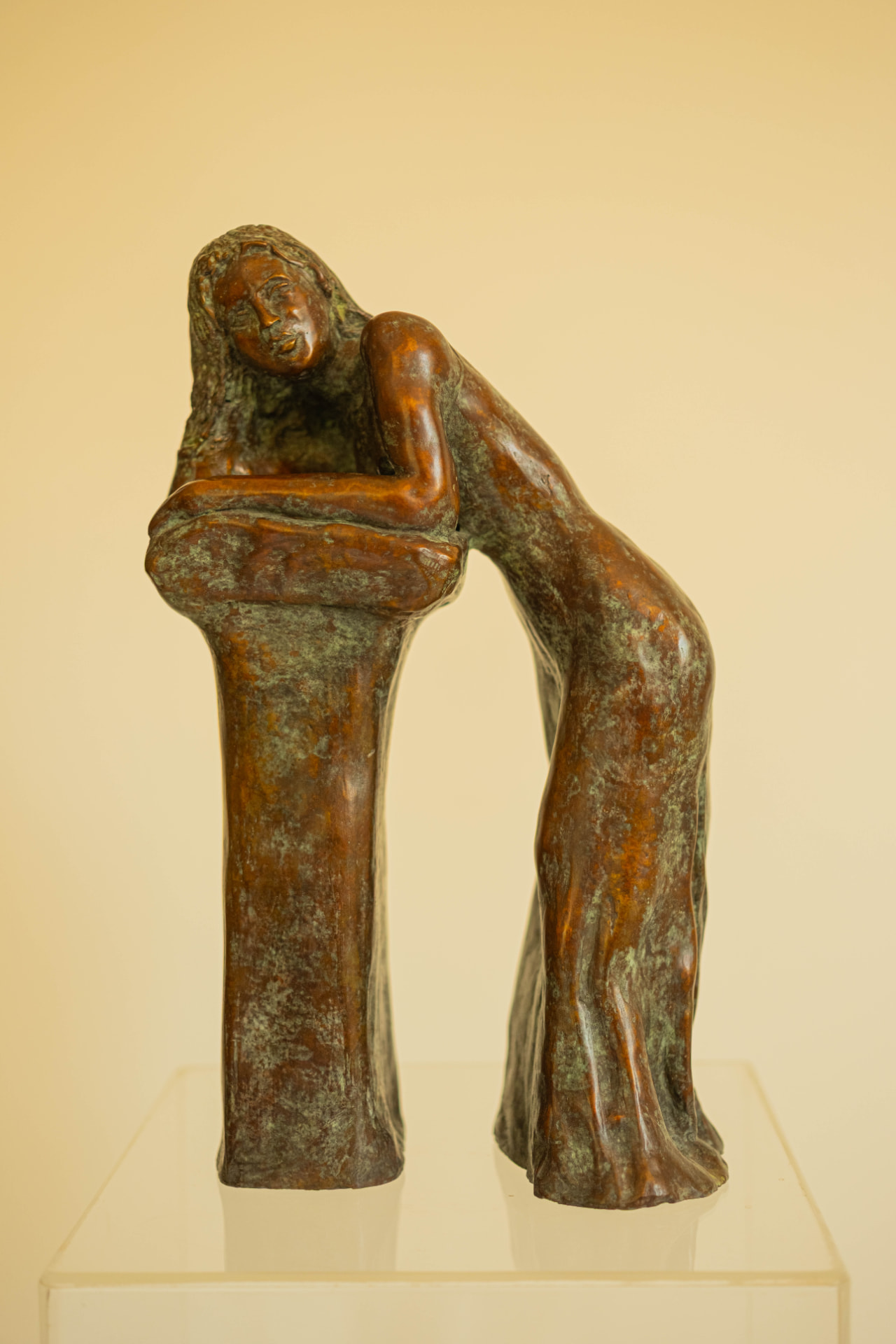 Resting Together, bronze sculpture