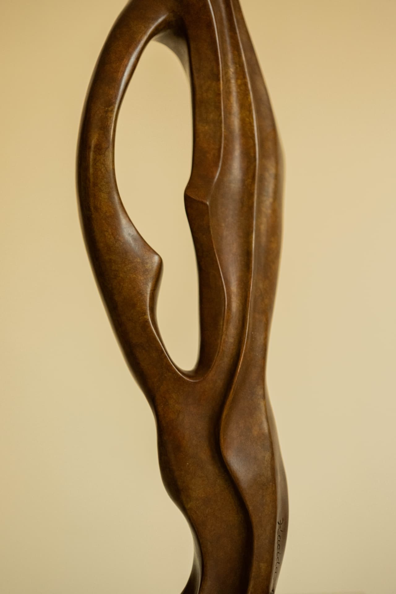 Two as One, bronze sculpture