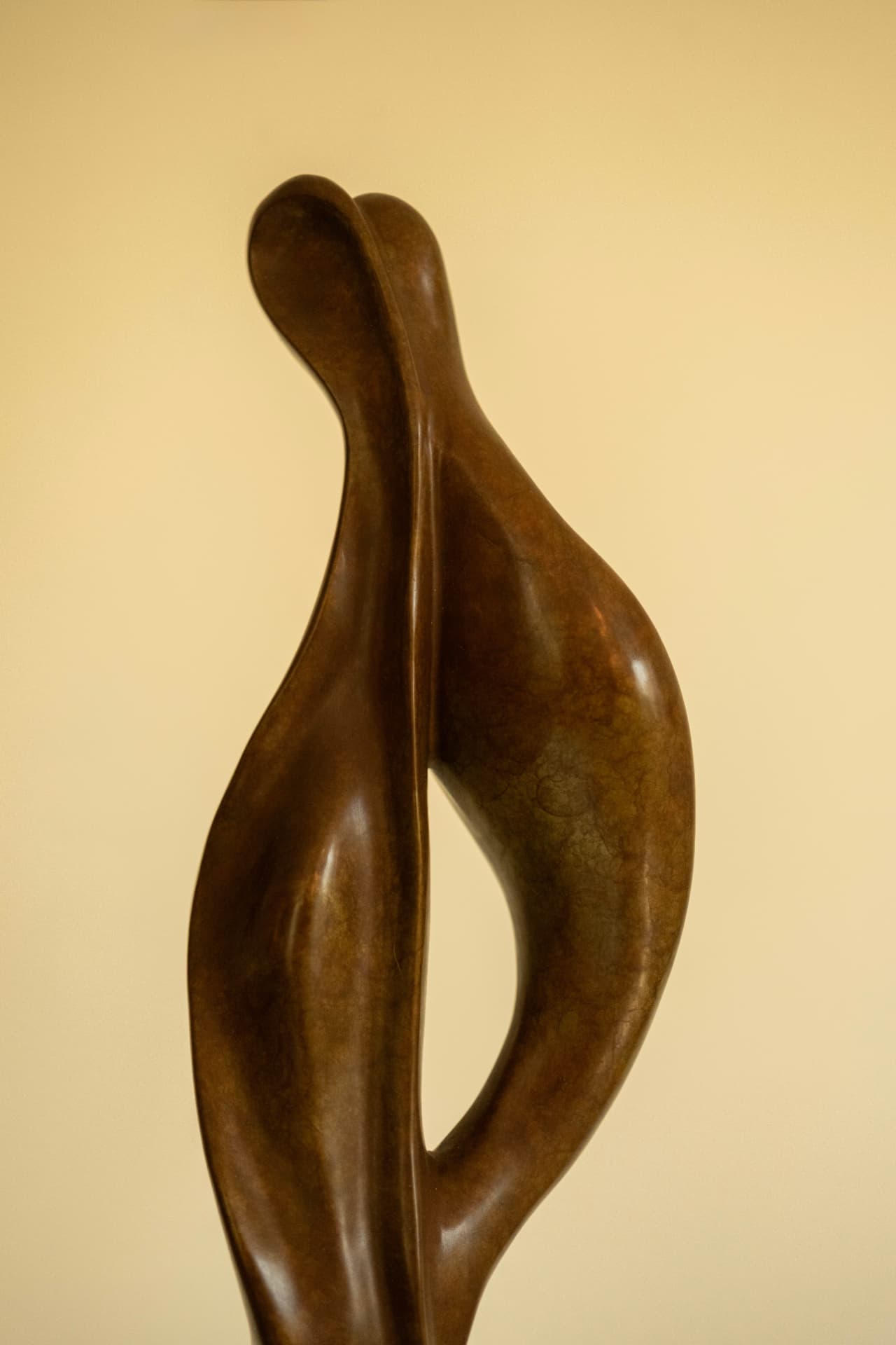 Two as One, bronze sculpture