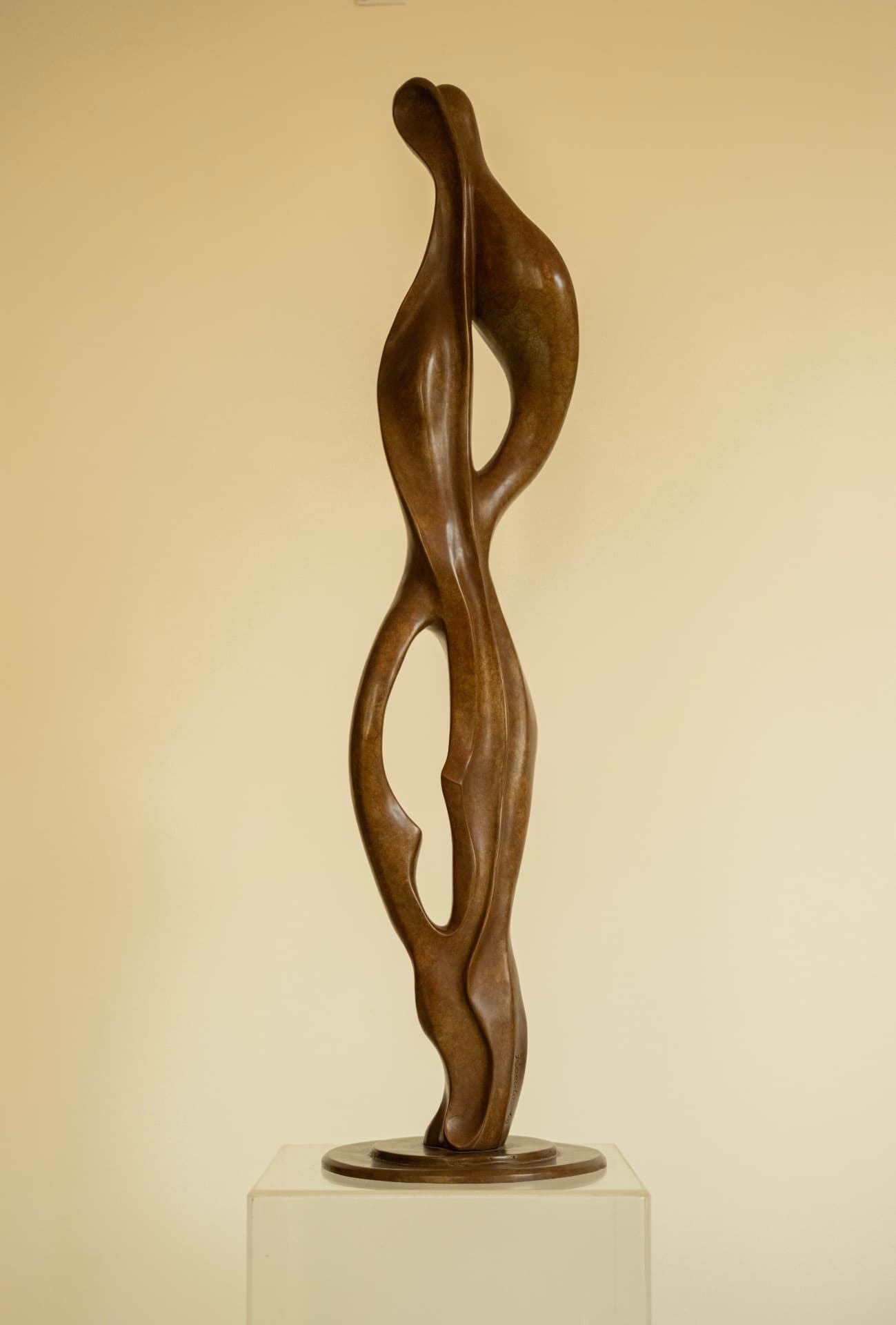 Two as One, bronze sculpture