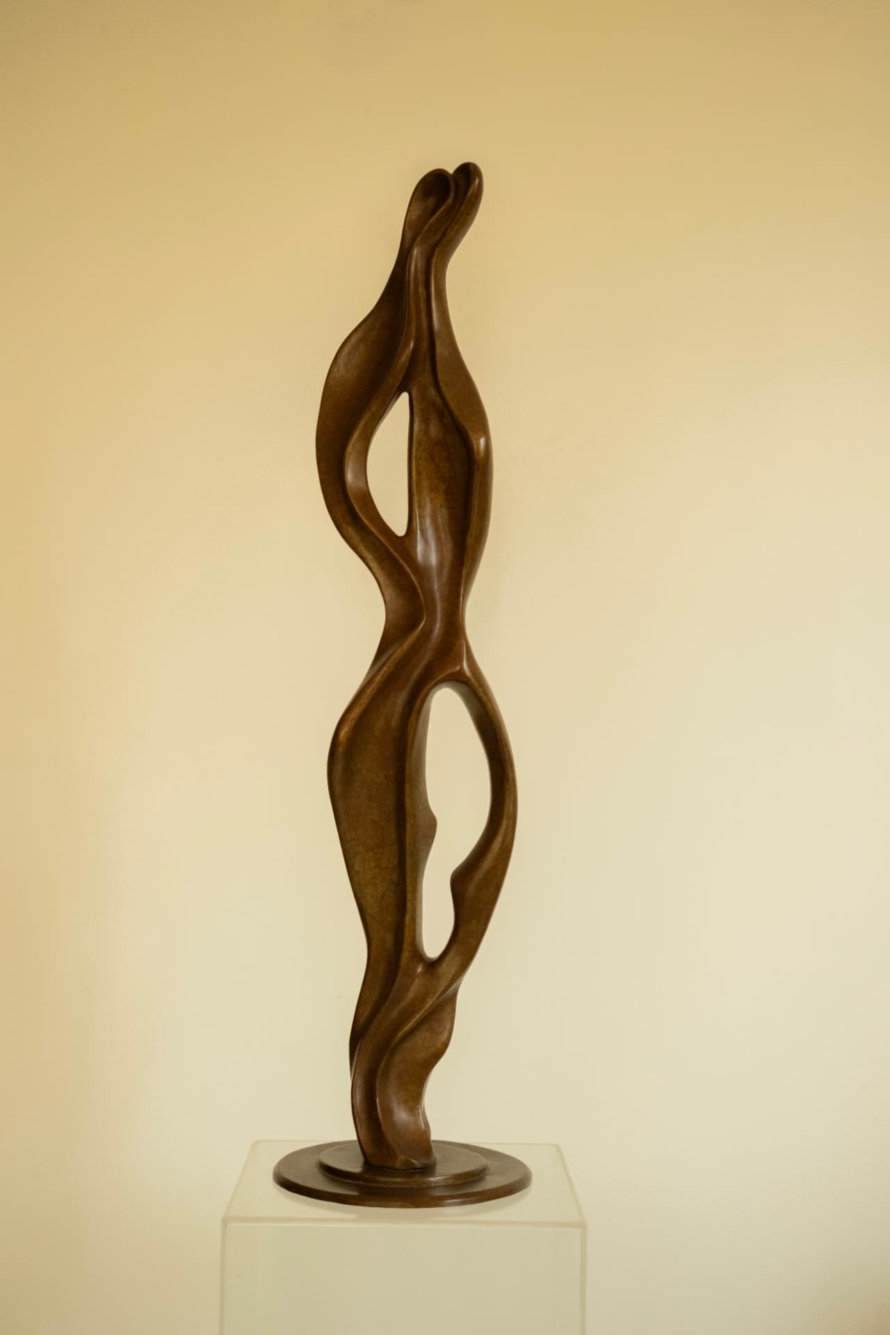 Two as One, bronze sculpture