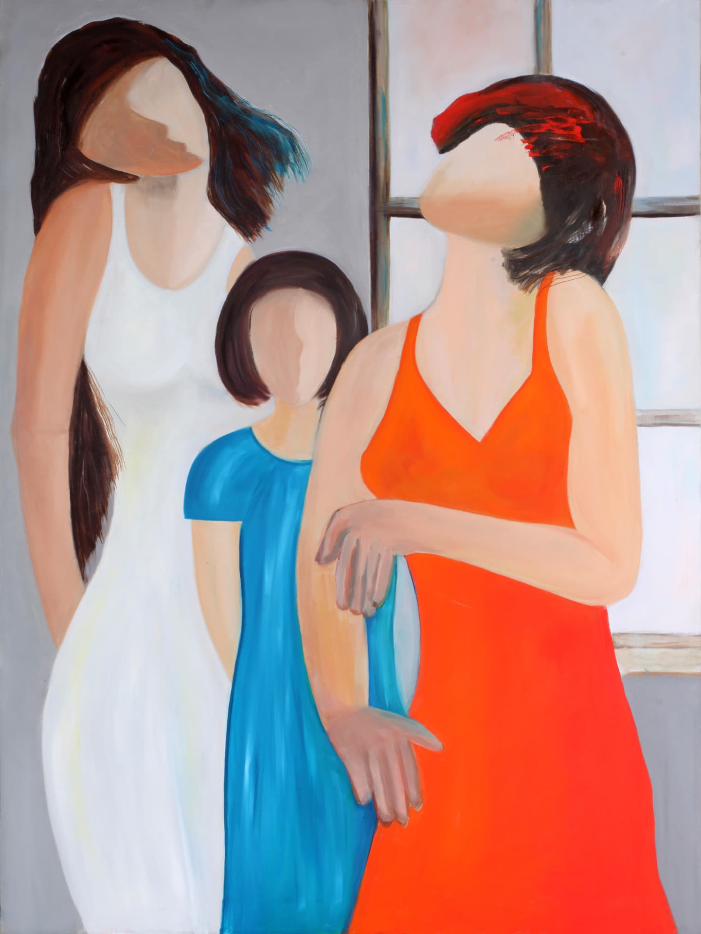 Untitled VIII, oil painting by Hasida Steinbock