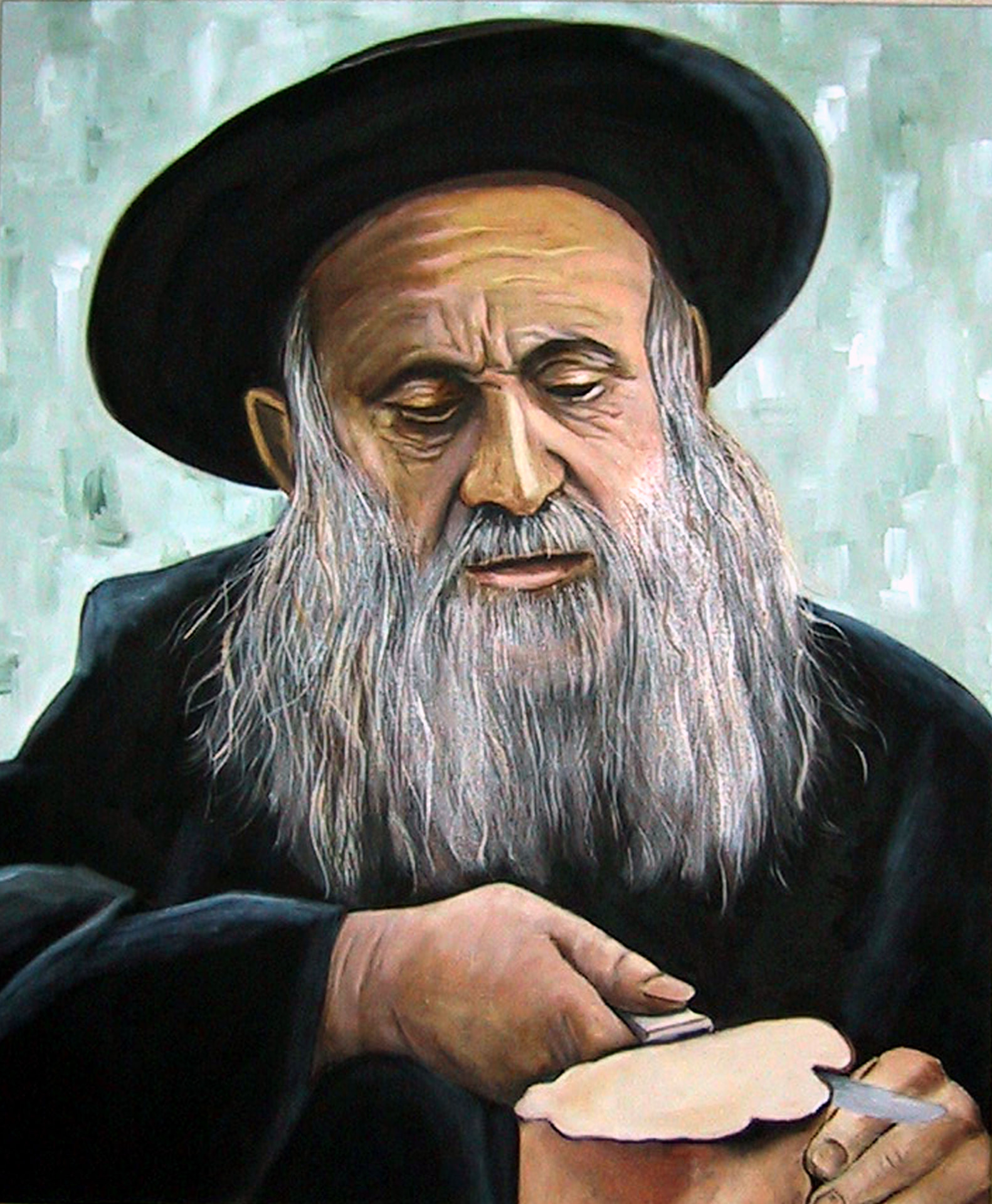 Untitled X, oil painting by Hasida Steinbock